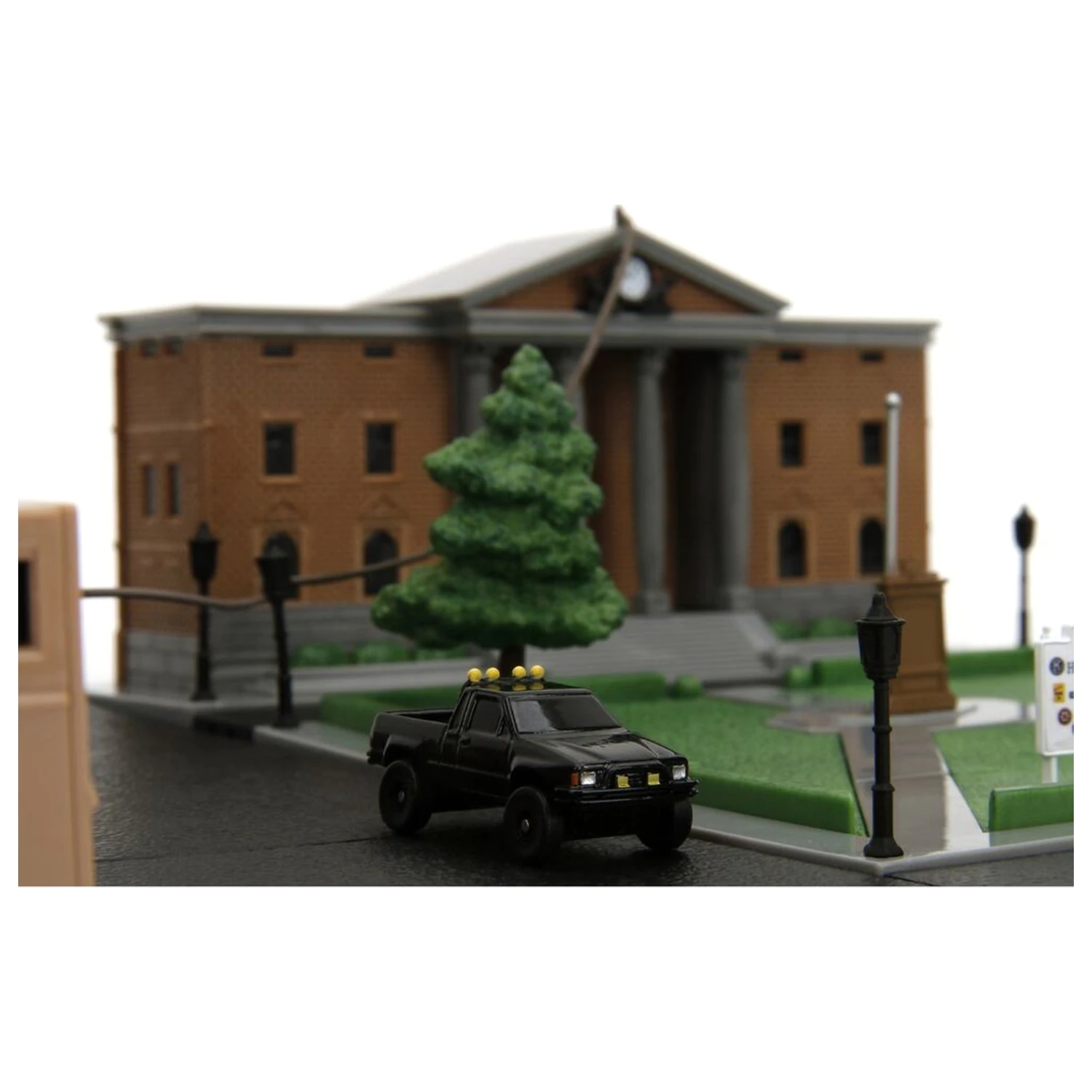 Back To The Future Hill Valley Courthouse Square diorama replika zdjęcie produktu