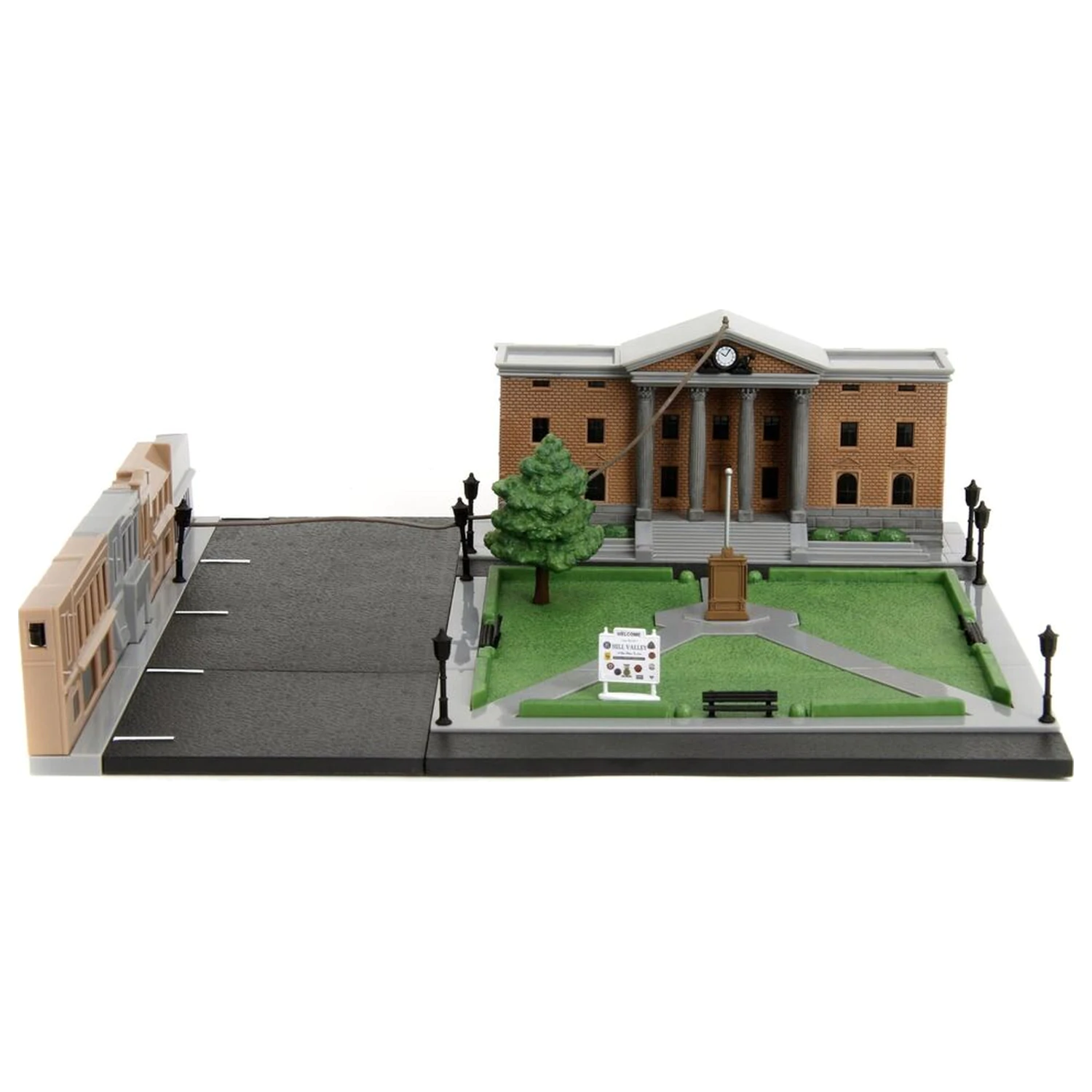 Back To The Future Hill Valley Courthouse Square diorama replika zdjęcie produktu