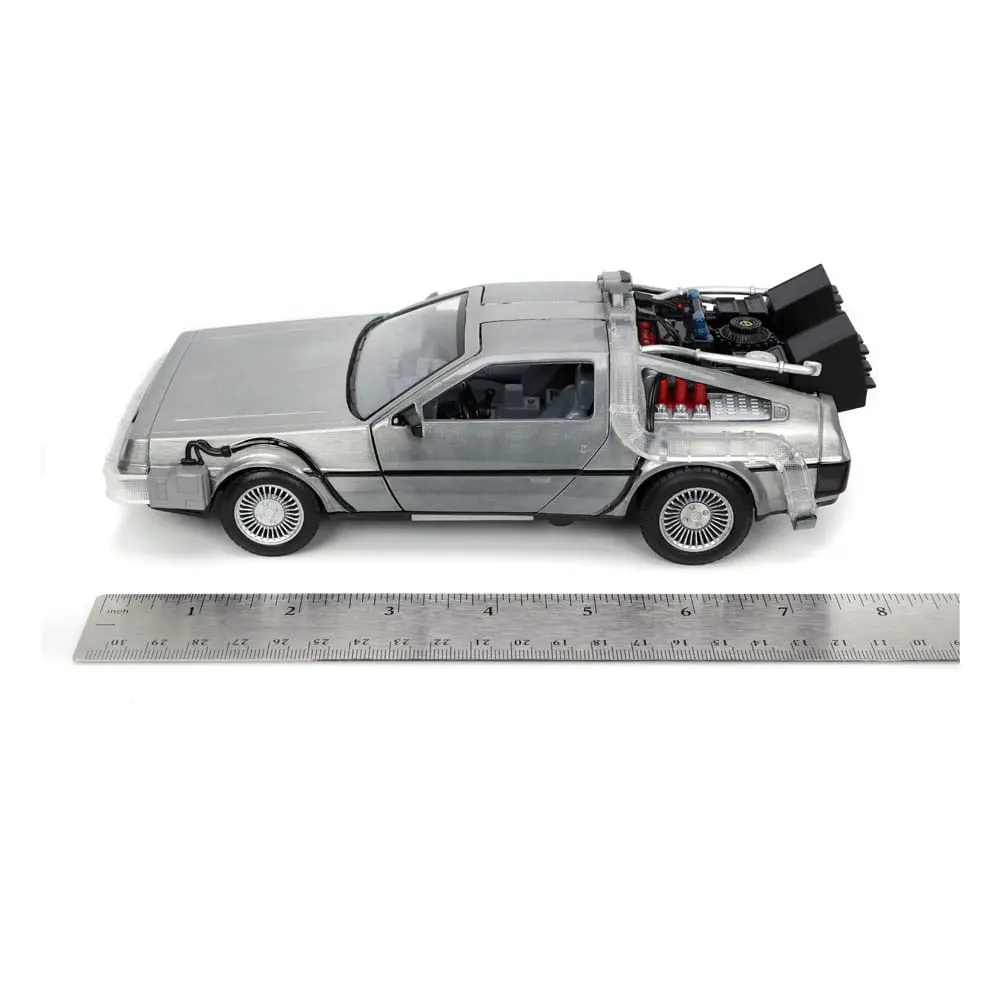 Powrót do przyszłości Hollywood Rides Diecast Model 1/24 Powrót do przyszłości 1 Time Machine (Wehikuł czasu) zdjęcie produktu