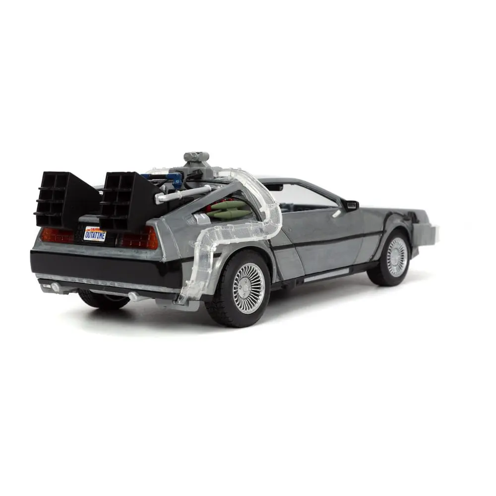 Powrót do przyszłości Hollywood Rides Diecast Model 1/24 Powrót do przyszłości 1 Time Machine (Wehikuł czasu) zdjęcie produktu