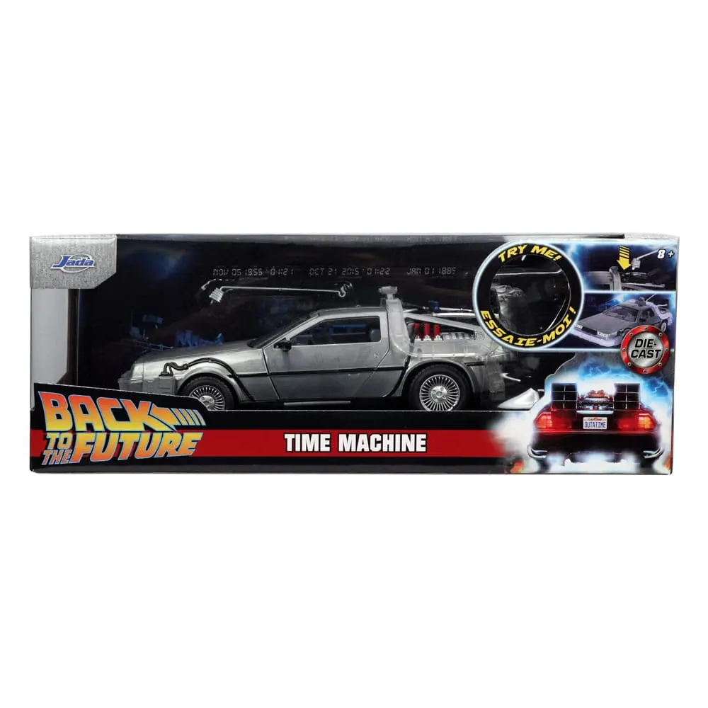 Powrót do przyszłości Hollywood Rides Diecast Model 1/24 Powrót do przyszłości 1 Time Machine (Wehikuł czasu) zdjęcie produktu