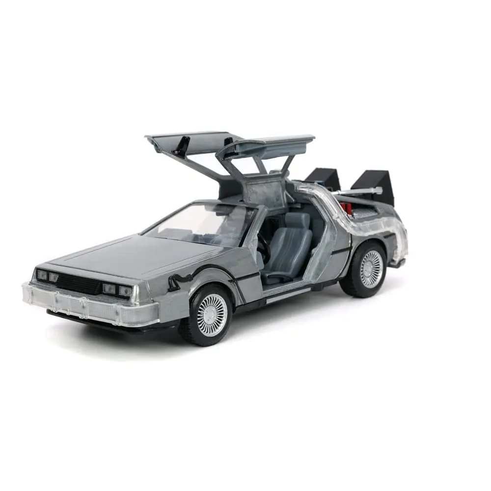 Powrót do przyszłości Hollywood Rides Diecast Model 1/24 Powrót do przyszłości 1 Time Machine (Wehikuł czasu) zdjęcie produktu