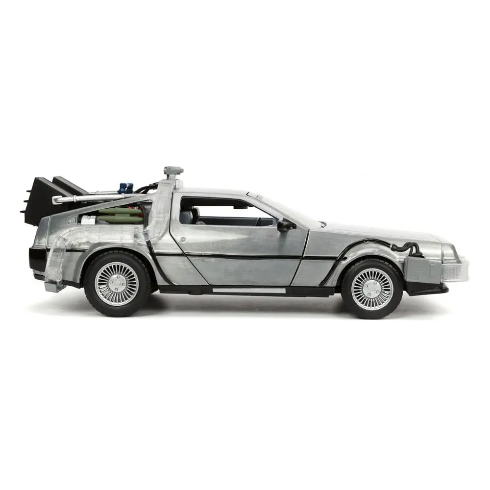 Powrót do przyszłości Hollywood Rides Diecast Model 1/24 Powrót do przyszłości 1 Time Machine (Wehikuł czasu) zdjęcie produktu