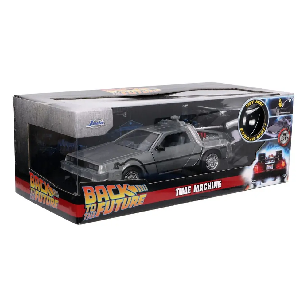 Powrót do przyszłości Hollywood Rides Diecast Model 1/24 Powrót do przyszłości 1 Time Machine (Wehikuł czasu) zdjęcie produktu