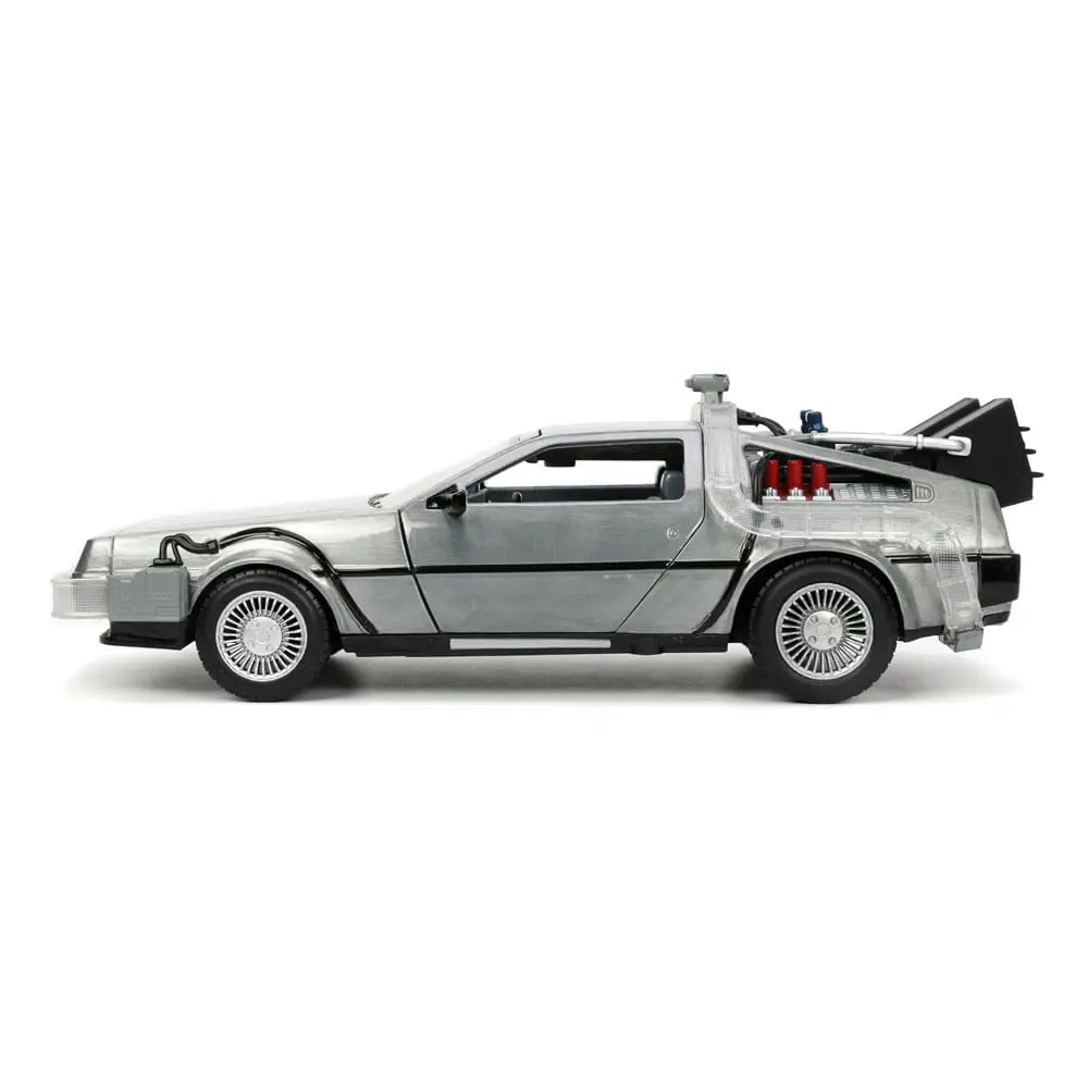 Powrót do przyszłości Hollywood Rides Diecast Model 1/24 Powrót do przyszłości 1 Time Machine (Wehikuł czasu) zdjęcie produktu