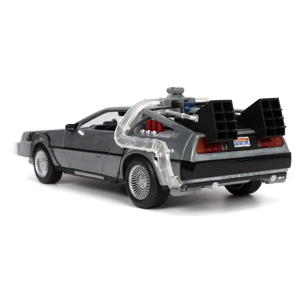 Powrót do przyszłości Hollywood Rides Diecast Model 1/24 Powrót do przyszłości 1 Time Machine (Wehikuł czasu) zdjęcie produktu