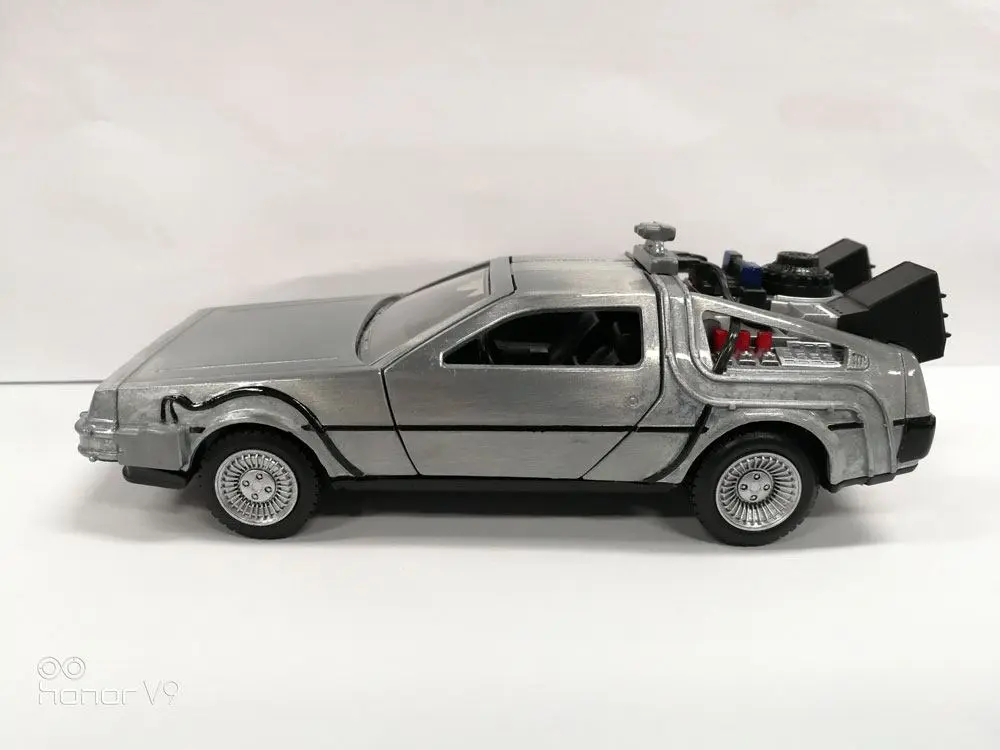 Powrót do Przyszłości Hollywood Rides Diecast Model 1/32 DeLorean Wehikuł Czasu zdjęcie produktu