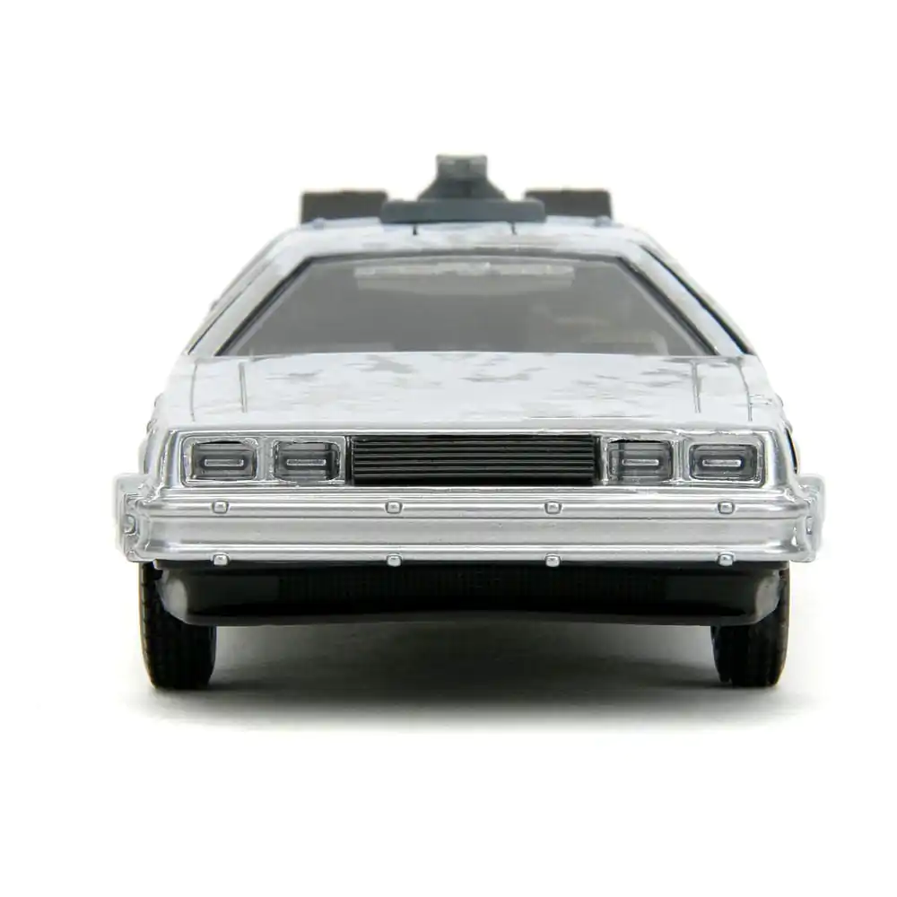 Powrót do przyszłości Hollywood Rides Diecast Model 1/32 DeLorean Time Machine Frost zdjęcie produktu