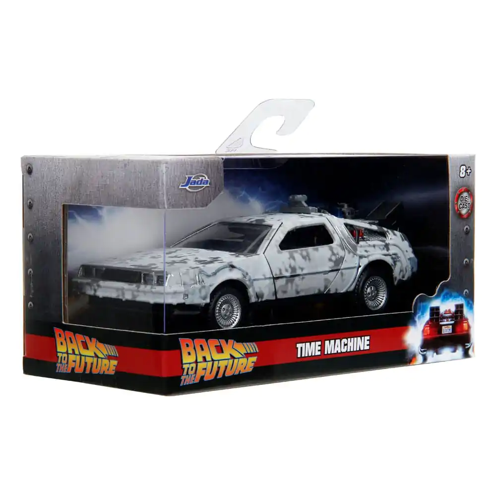 Powrót do przyszłości Hollywood Rides Diecast Model 1/32 DeLorean Time Machine Frost zdjęcie produktu