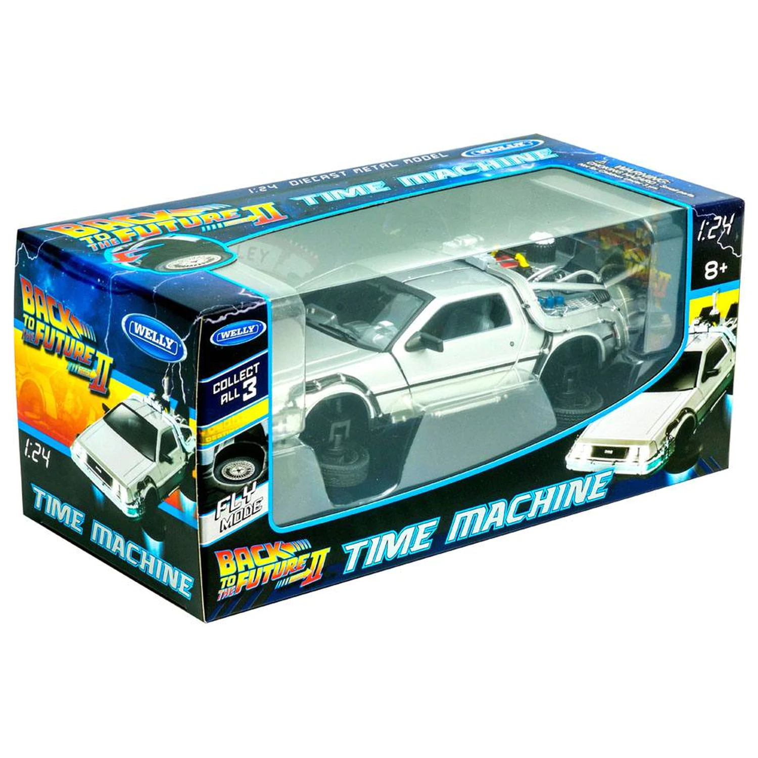 Powrót do przyszłości II Model odlewany 1/24 ´81 DeLorean LK Coupe Koło zamachowe zdjęcie produktu