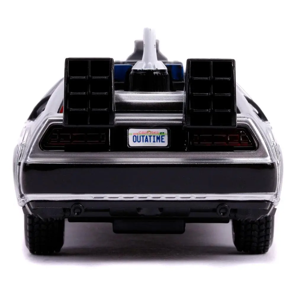 Powrót do przyszłości II Hollywood Rides Diecast Model 1/32 DeLorean Wehikuł Czasu zdjęcie produktu