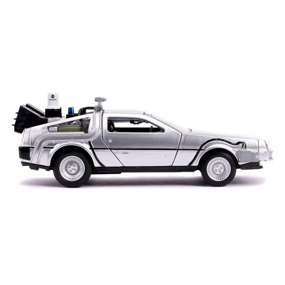 Powrót do przyszłości II Hollywood Rides Diecast Model 1/32 DeLorean Wehikuł Czasu zdjęcie produktu