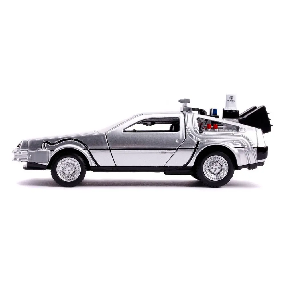 Powrót do przyszłości II Hollywood Rides Diecast Model 1/32 DeLorean Wehikuł Czasu zdjęcie produktu