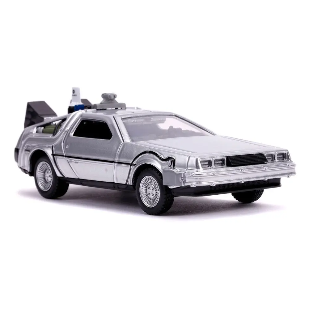 Powrót do przyszłości II Hollywood Rides Diecast Model 1/32 DeLorean Wehikuł Czasu zdjęcie produktu