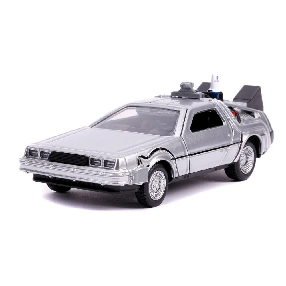 Powrót do przyszłości II Hollywood Rides Diecast Model 1/32 DeLorean Wehikuł Czasu zdjęcie produktu