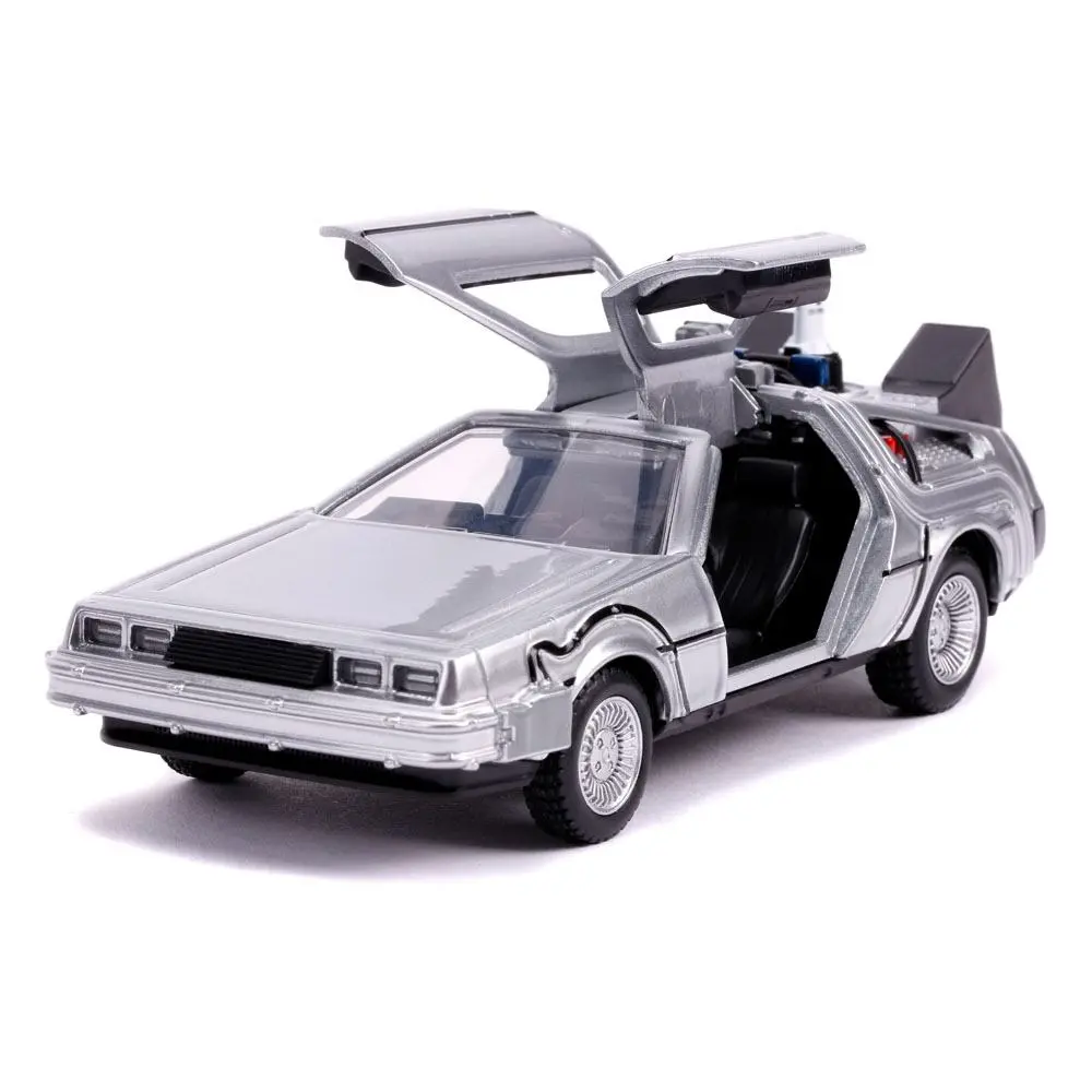 Powrót do przyszłości II Hollywood Rides Diecast Model 1/32 DeLorean Wehikuł Czasu zdjęcie produktu