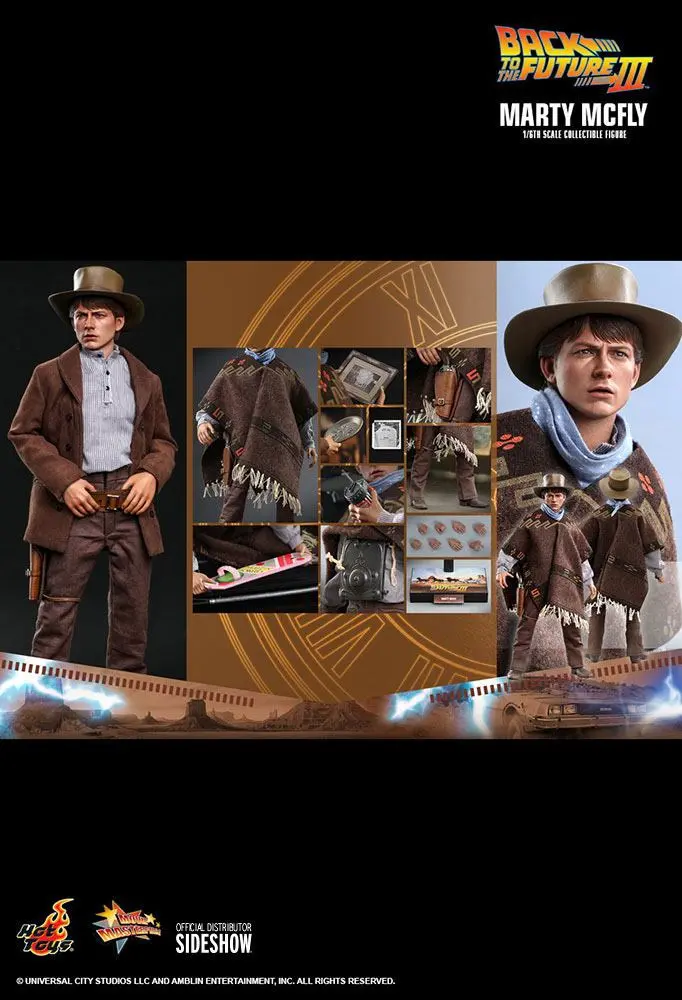 Powrót do Przyszłości III Movie Masterpiece Figurka Akcji 1/6 Marty McFly 28 cm zdjęcie produktu