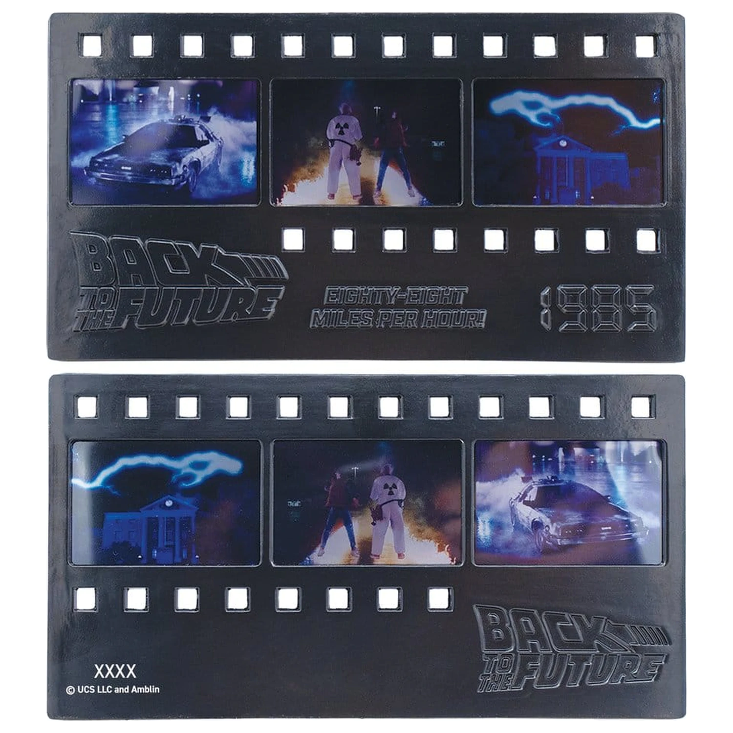 Back to the Future Ingot Metal Film Strip Collectible Limitowana Edycja zdjęcie produktu