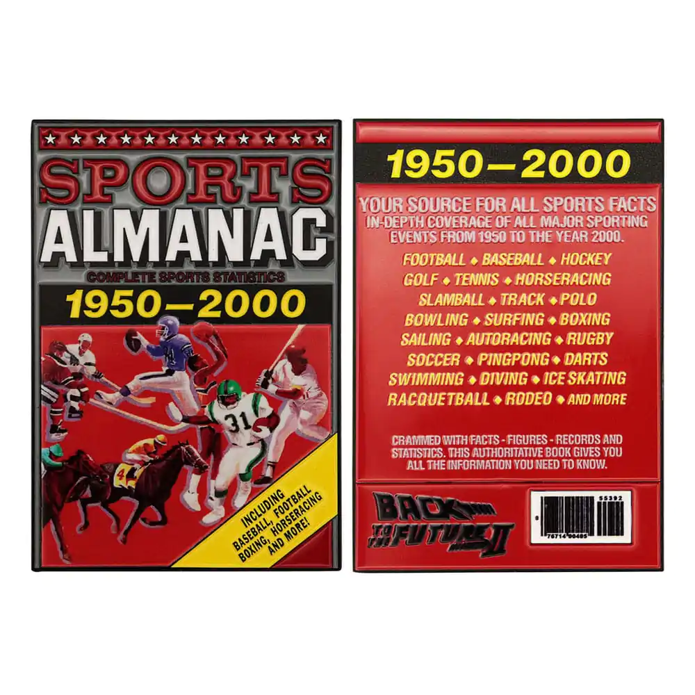 Back to the Future Ingot Almanach Sportowy Limitowana Edycja zdjęcie produktu