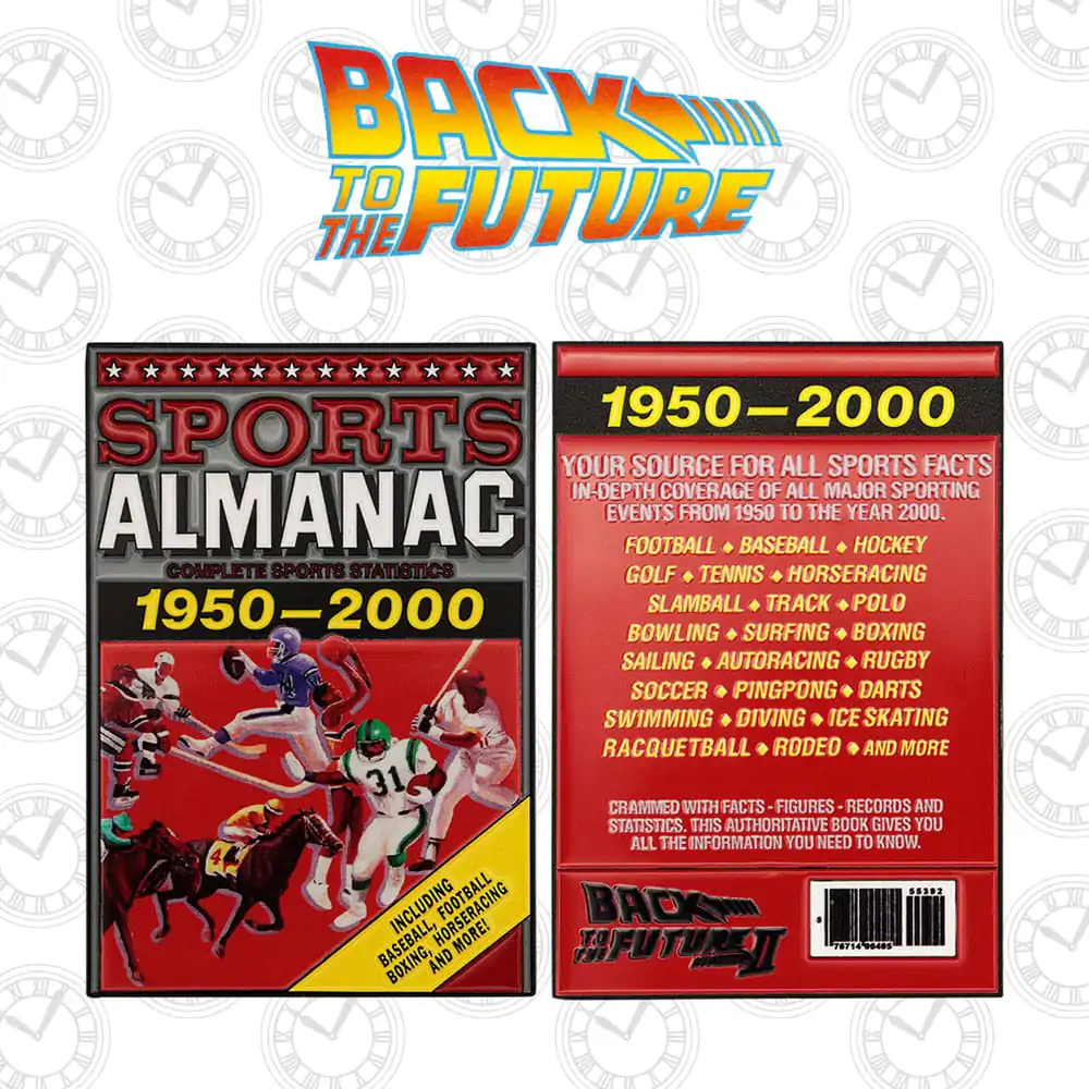 Back to the Future Ingot Almanach Sportowy Limitowana Edycja zdjęcie produktu