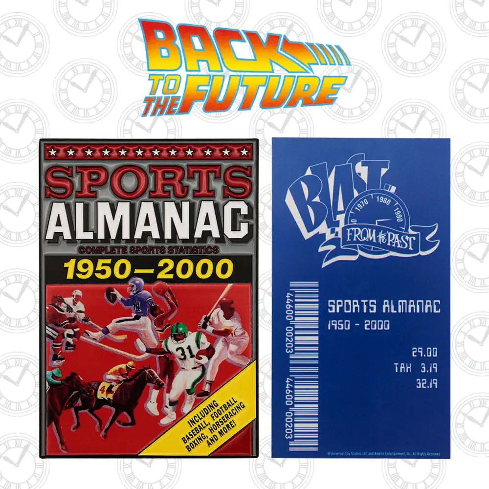 Back to the Future Ingot Almanach Sportowy Limitowana Edycja zdjęcie produktu