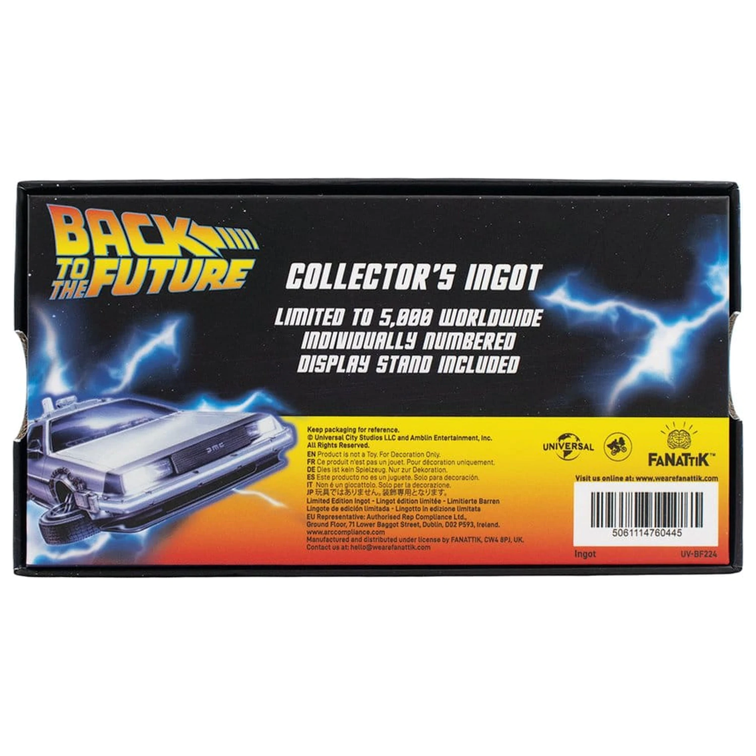 Back to the Future Sztabka stylizowana na witraż, Edycja Limitowana zdjęcie produktu