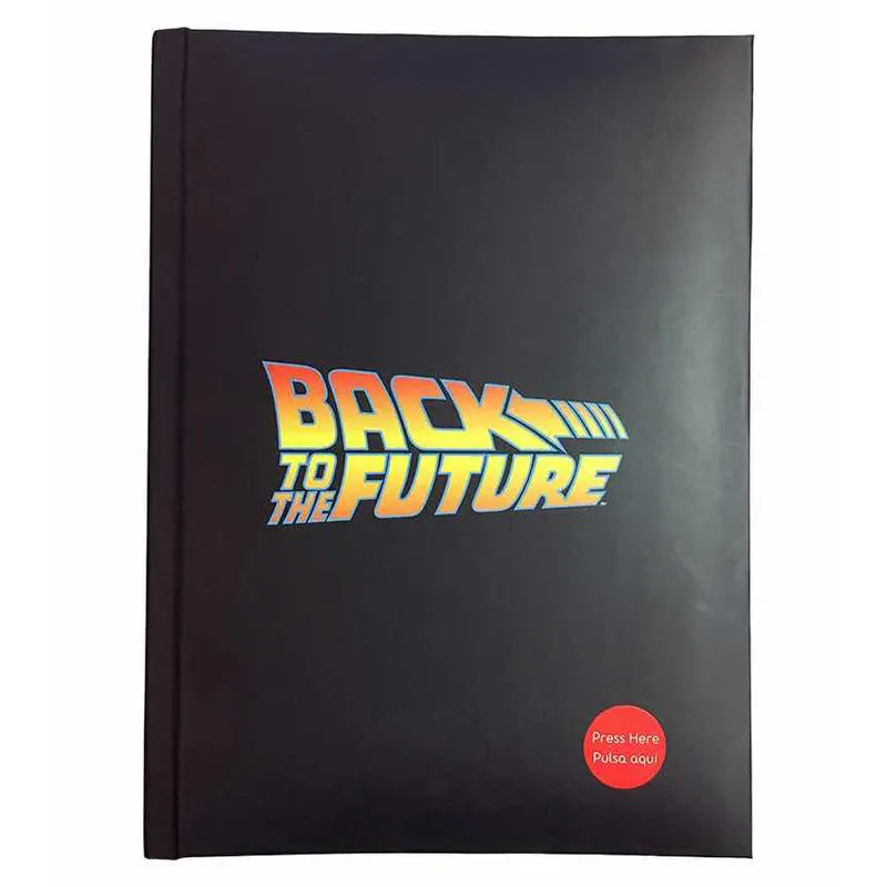 Back to the Future logo light notebook zdjęcie produktu