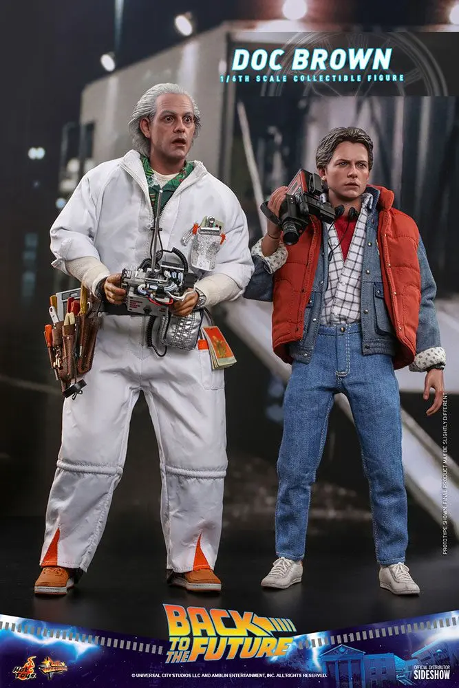 Back To The Future Movie Masterpiece Figurka Akcji 1/6 Doc Brown 30 cm zdjęcie produktu