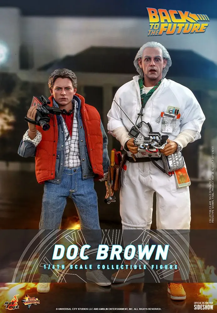 Back To The Future Movie Masterpiece Figurka Akcji 1/6 Doc Brown 30 cm zdjęcie produktu