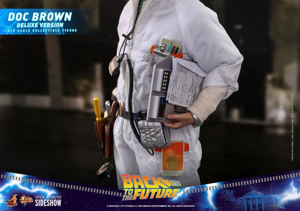 Back To The Future Movie Masterpiece Figurka Akcji 1/6 Doc Brown (Deluxe Version) 30 cm zdjęcie produktu