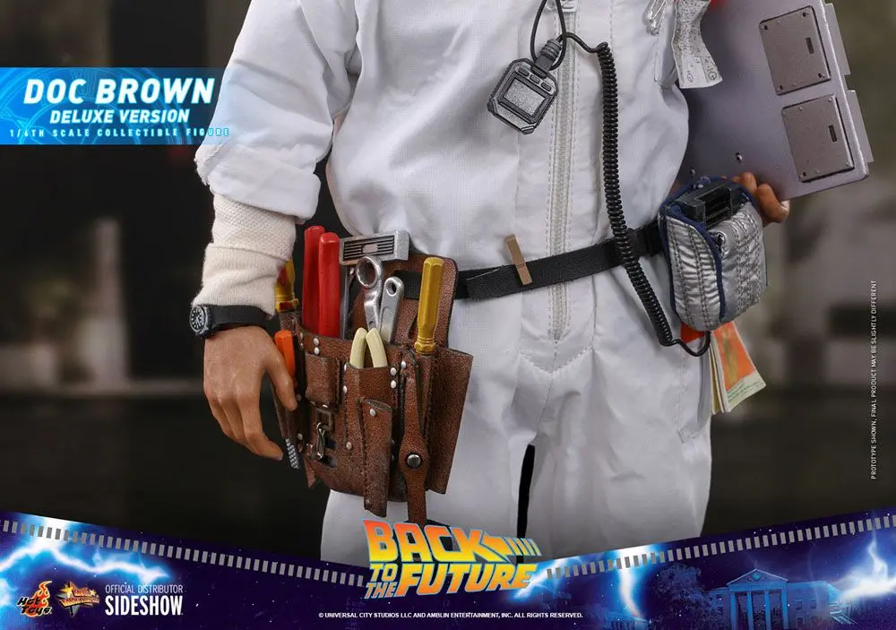Back To The Future Movie Masterpiece Figurka Akcji 1/6 Doc Brown (Deluxe Version) 30 cm zdjęcie produktu