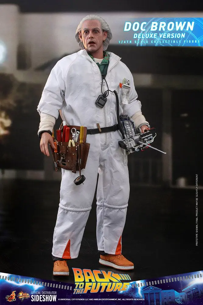 Back To The Future Movie Masterpiece Figurka Akcji 1/6 Doc Brown (Deluxe Version) 30 cm zdjęcie produktu