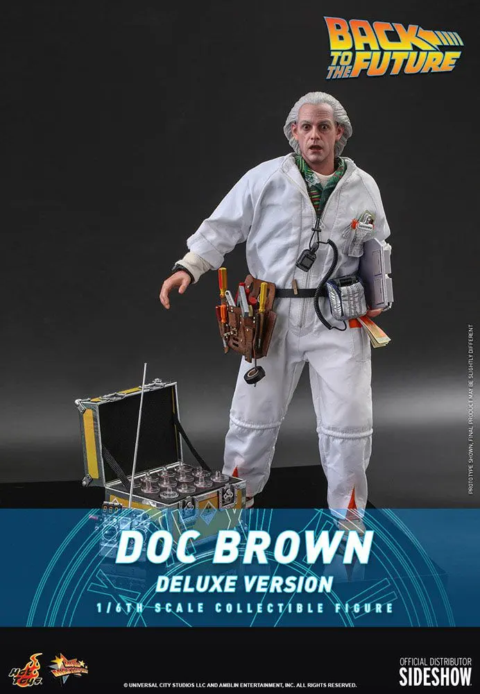 Back To The Future Movie Masterpiece Figurka Akcji 1/6 Doc Brown (Deluxe Version) 30 cm zdjęcie produktu