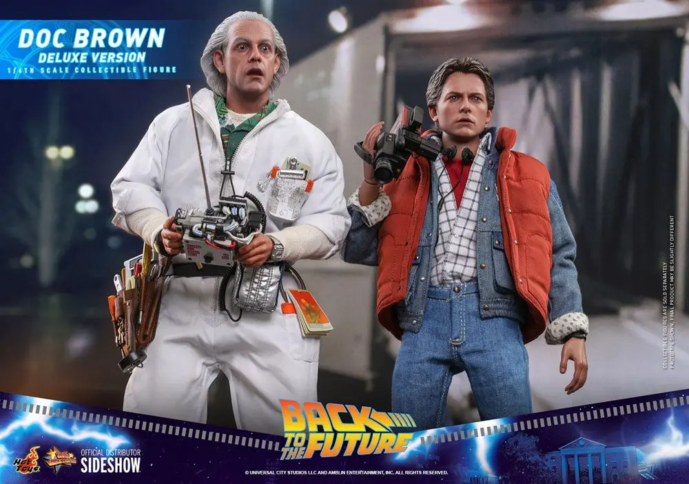 Back To The Future Movie Masterpiece Figurka Akcji 1/6 Doc Brown (Deluxe Version) 30 cm zdjęcie produktu