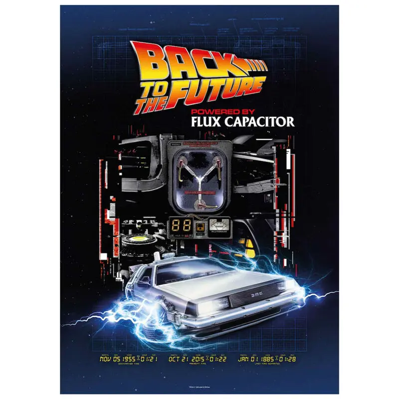 Puzzle Powrót do Przyszłości Zasilane przez Flux Capacitor zdjęcie produktu