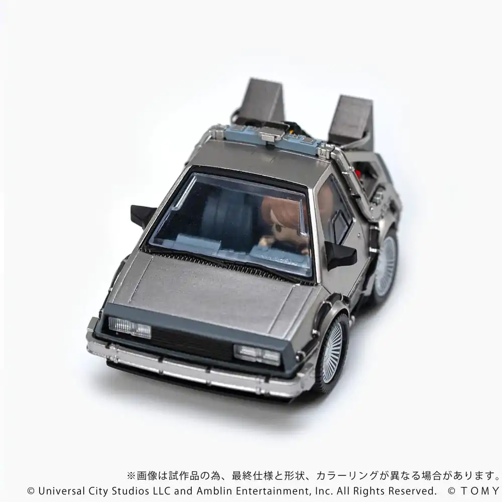 Back to the Future Q-Village Pojazd z mini-figurkami Time Machine 9 cm zdjęcie produktu