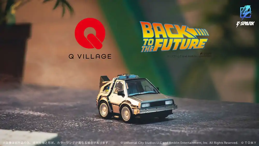 Back to the Future Q-Village Pojazd z mini-figurkami Time Machine 9 cm zdjęcie produktu