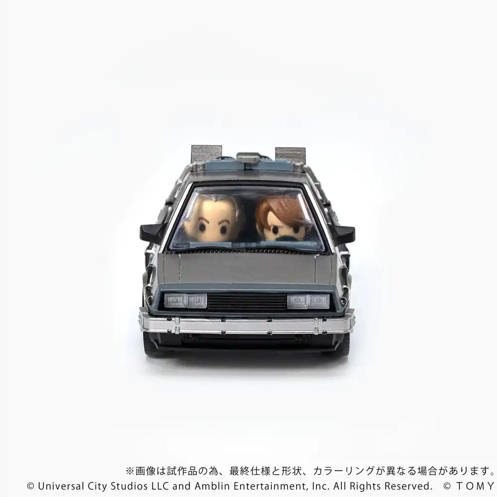 Back to the Future Q-Village Pojazd z mini-figurkami Time Machine 9 cm zdjęcie produktu
