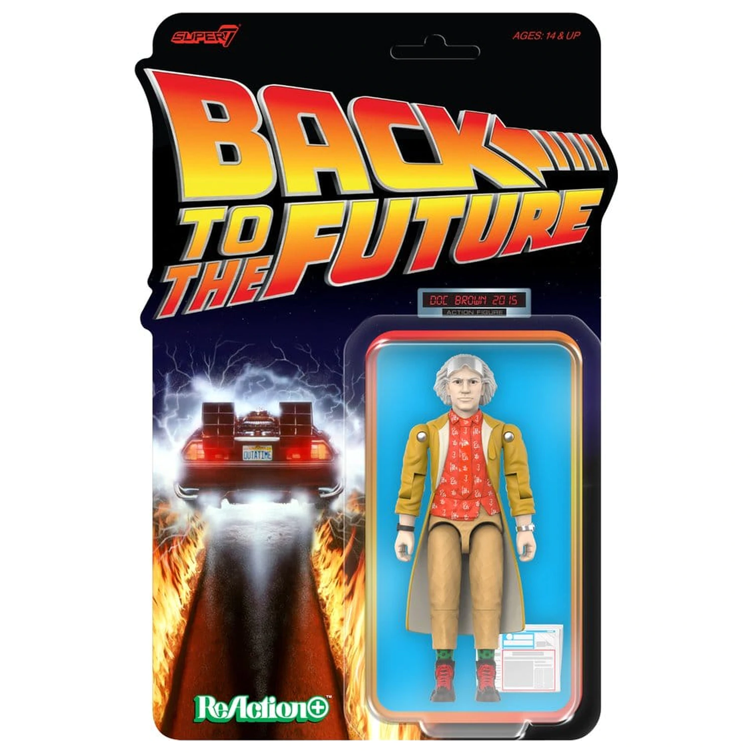 Back to the Future ReAction+ Figurka Akcji Seria 02 Dr. Emmett Brown (2015) zdjęcie produktu