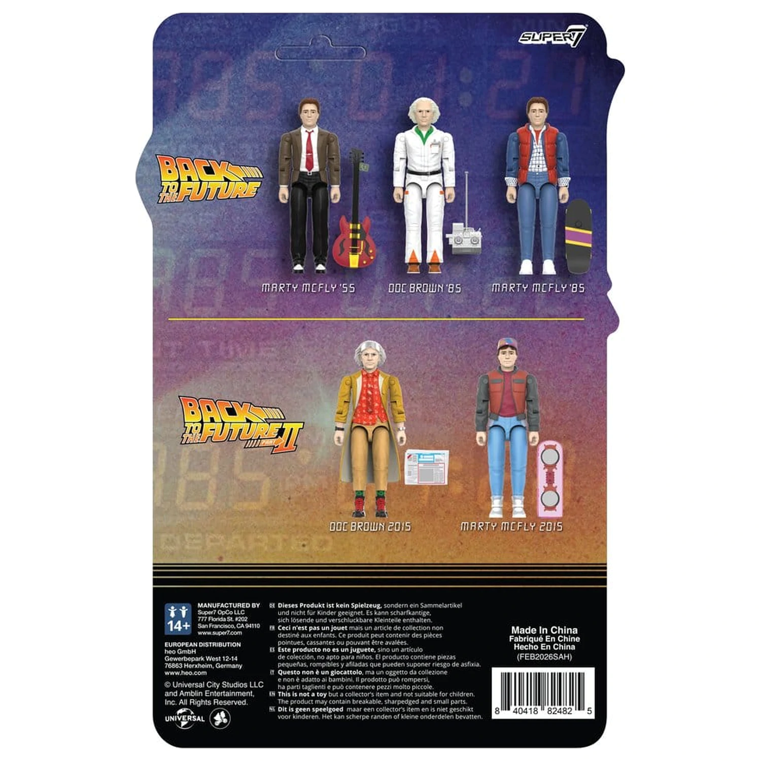 Back to the Future ReAction+ Figurka Akcji Wave 02 Marty McFly (2015) zdjęcie produktu