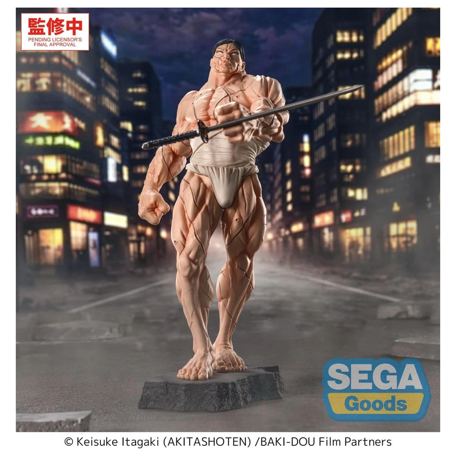 Baki-Dou Luminasta Figurka PVC Kaoru Hanayama 23 cm zdjęcie produktu