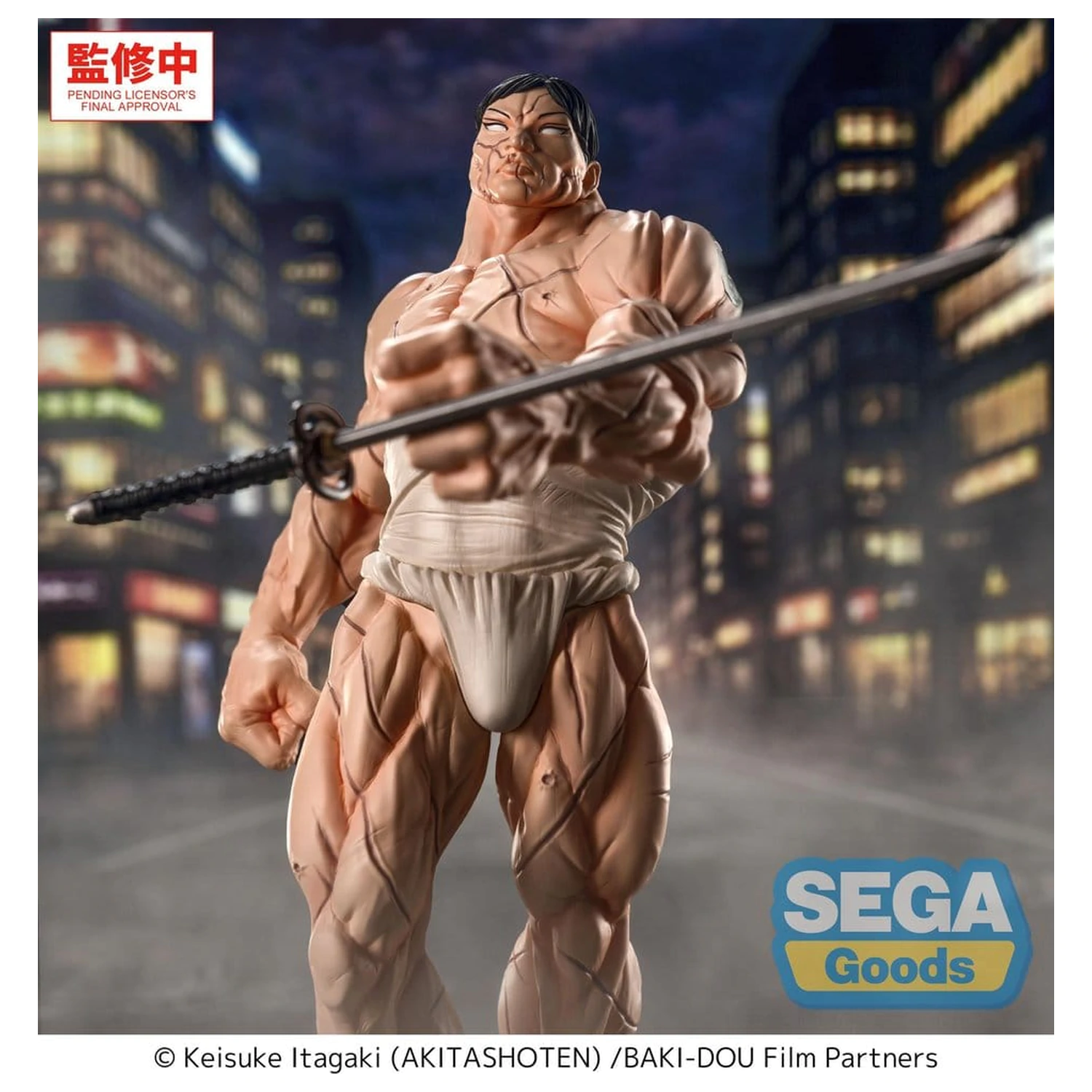 Baki-Dou Luminasta Figurka PVC Kaoru Hanayama 23 cm zdjęcie produktu