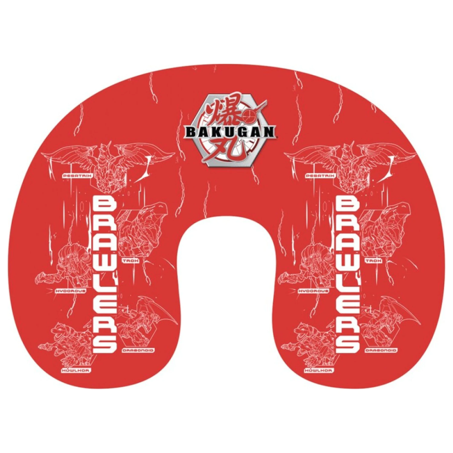Bakugan Red Strike Travel Pillow, poduszka pod szyję zdjęcie produktu