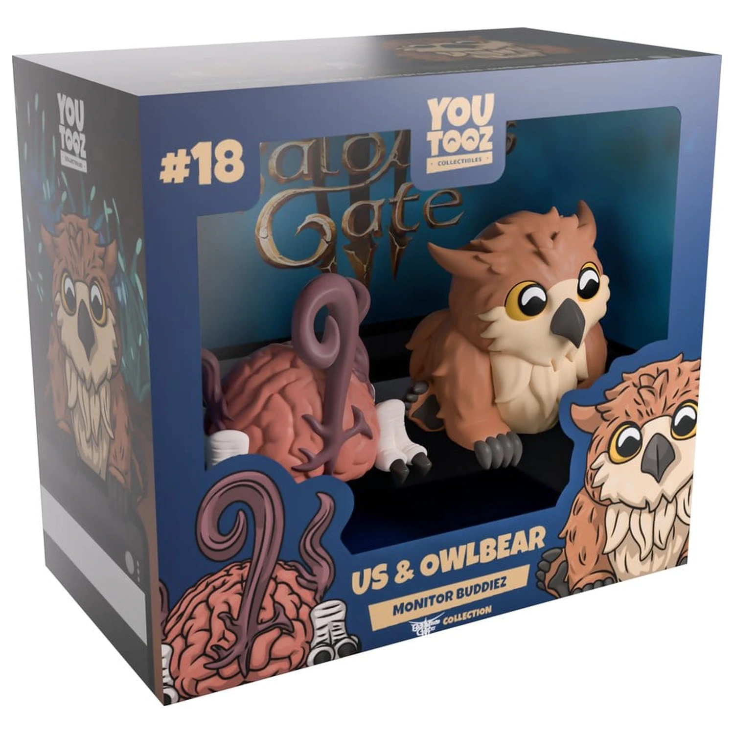 Winylowe figurki Baldur's Gate 3 Us & Owlbear 4 cm zdjęcie produktu