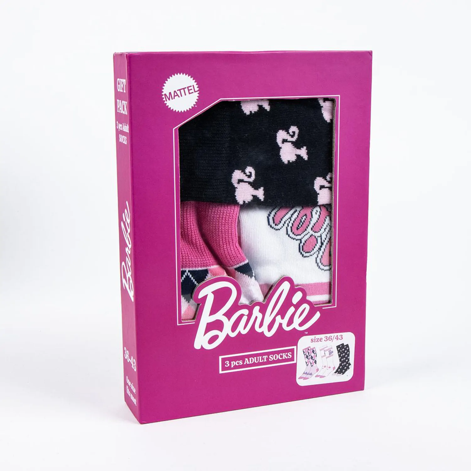 Barbie pack 3 skarpetki damskie zdjęcie produktu