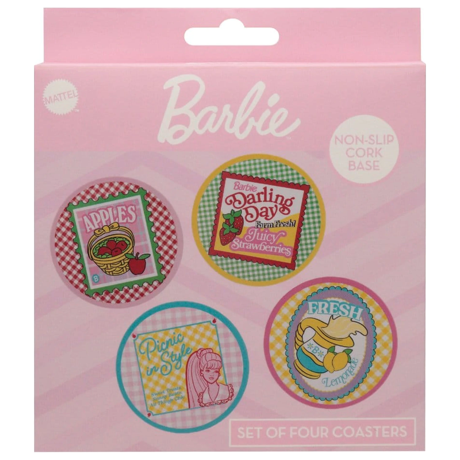 Barbie Podkładki pod napoje, 4 sztuki zdjęcie produktu
