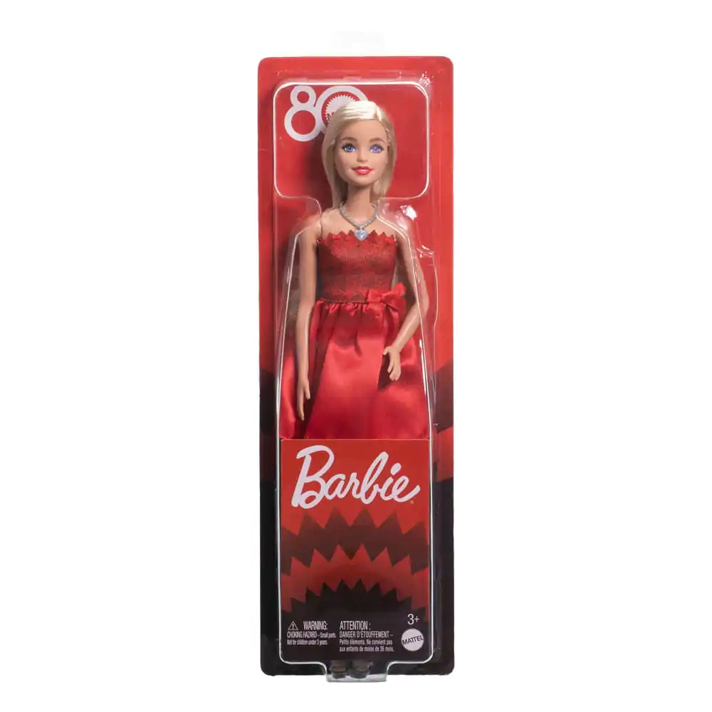 Lalka Barbie 80th Anniversary Doll Ruby Red zdjęcie produktu