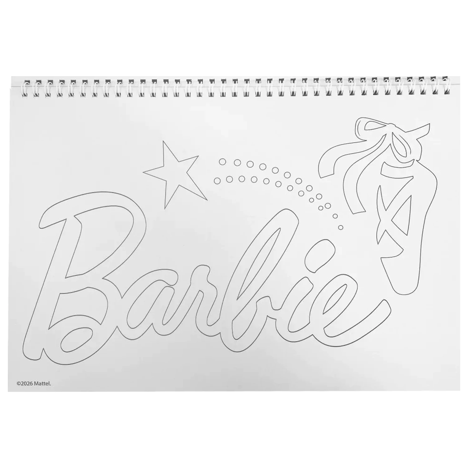 Barbie Ballerina A4 Spiralny szkicownik 40 arkuszy z naklejkami zdjęcie produktu