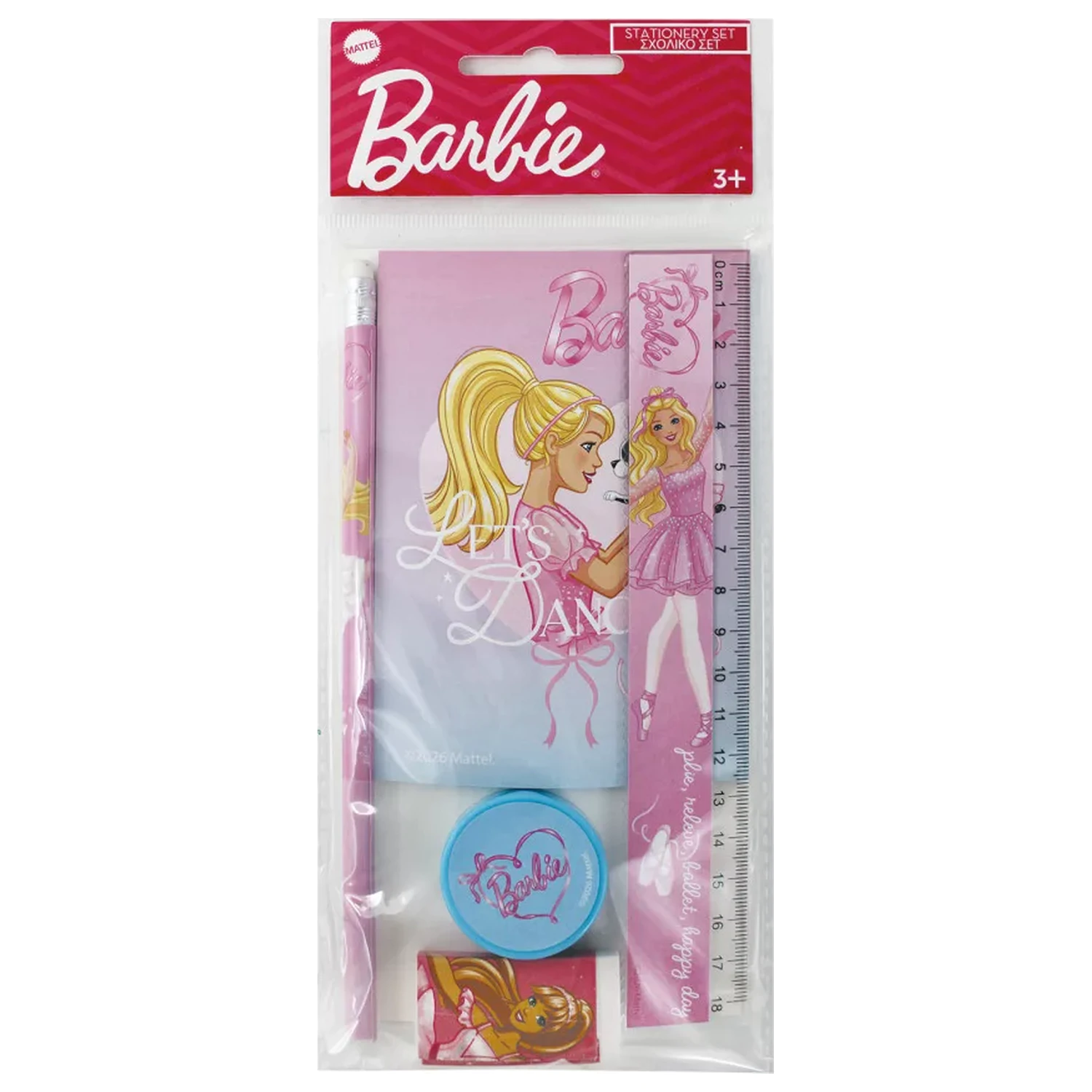 Zestaw papierniczy Barbie Ballerina 5-częściowy zdjęcie produktu