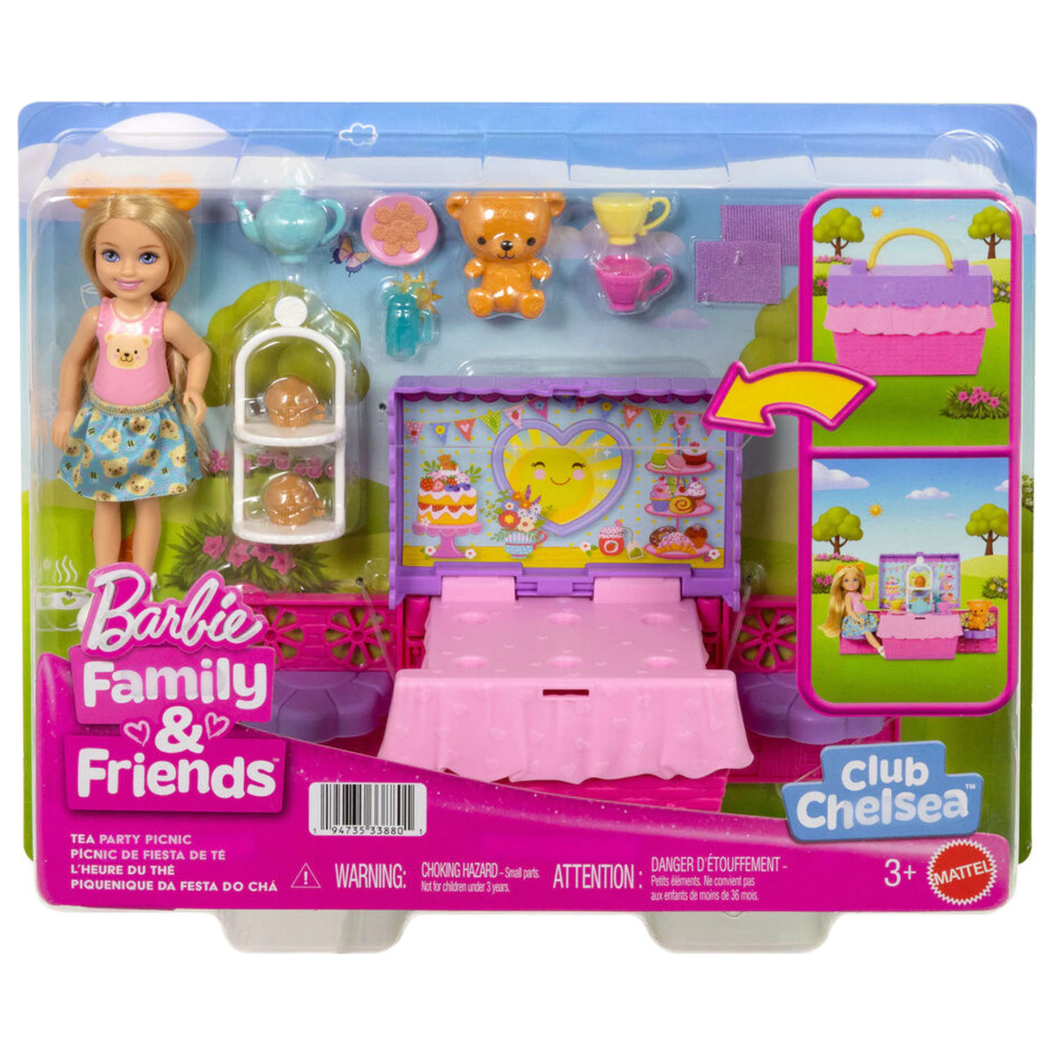Barbie Club Chelsea Picnic lalka zdjęcie produktu
